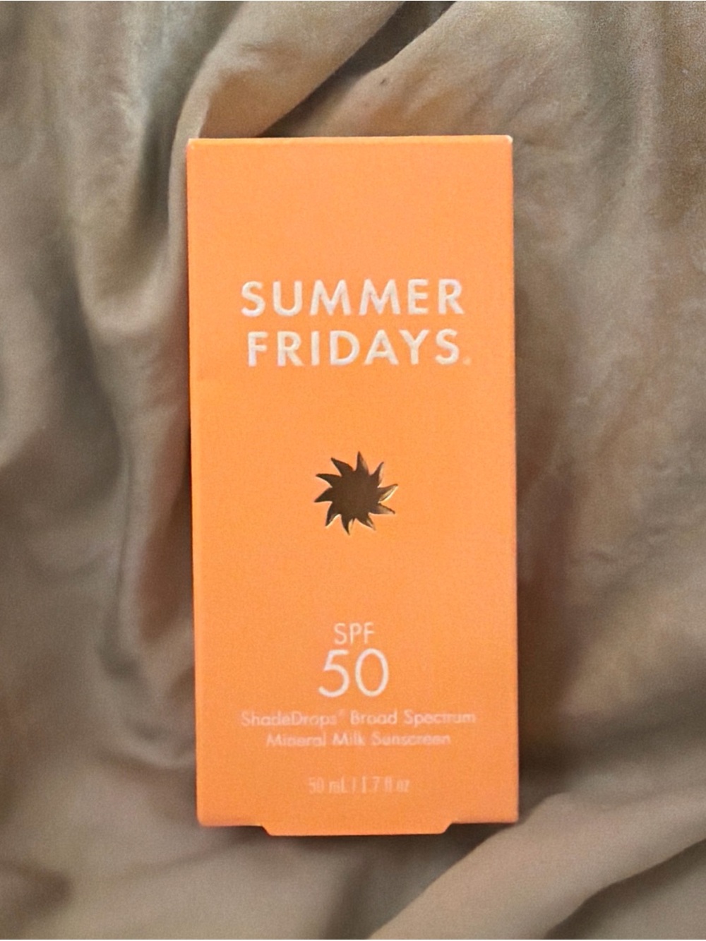 Summer Fridays Orange SPF 50 Mineral Milk Sunscreen